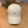 Gorra de Béisbol Color Sólido Protector Solar Cara con Letras Pequeñas Gorra Pequeña para Mujer Verano Estilo Coreano Marrón Herramienta Sombrero Curvo para Hombre