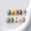 Tiesuke Kawaii Adesivos para Unhas de Monstro Cósmico Kx310 Acolhedor Infantil Pequeno Monstro Adesivos de Unha Autocolantes
