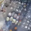 2026 Pegatinas para Uñas Festivas Rojas Doradas de Sueño con Estrella y Caballo para Año Nuevo y Festival de Primavera en Stock Pegatinas Adhesivas para Decoración de Uñas