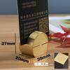 Portatarjetas de escritorio para Amazon japonés y coreano, clip para etiquetas de postales, etiqueta de precio de producto, artesanías de cobre, logo grabado personalizado