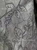 Tejido Jacquard de Alta Densidad Tintado en Hilo con Relieve de Hoja de Planta Tridimensional en Stock para Ropa, Pantalones y Chalecos con Estampado