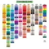 Cuentas mixtas de 295 colores, serie de colores a juego MARD/coco, cuentas suplementarias en bolsas de 10 g, juego completo