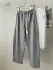Calça Reta Macia Nuvem Dopamina Versão Coreana Outono 2026 para Mulheres, Caimento Relaxado, Cintura Alta Emagrecedora, Perna Larga, Calça de Moletom Casual