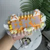 Ju Jingyi y Hou Mingyi Colgante Terminado Reflectante DIY para Fans Mercancía de Celebridades Texto Creativo Nombre Fieltro Lindo