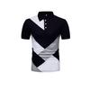 Aliexpress Ropa Nueva para Hombre Verano Nuevo para Hombre Talla Europea Patchwork Camiseta de Manga Corta