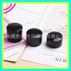 Caja Redonda Negra 15g Crema Sub-botella Caja Crema Facial Botella Pequeña Mascarilla para el Cabello Botella de Plástico Mascarilla Facial 15ml Caja para Ungüento