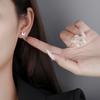 Verano 2022 S999 clavo para hueso de la oreja de estrella hebilla de tornillo femenina pendientes de estrella estrella de cinco puntas tapón de oído gratis creación de moda