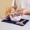 Traje Matcha Estilo Japonés Estilo Ins Cuadros Tazón de Matcha Caja de Regalo Cerámica Transfronterizo Juego de Té para Té Japonés