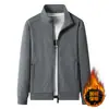 Chaqueta Deportiva Casual de Moda para Hombre para Primavera y Otoño, Ropa Deportiva con Cuello Alto para Hombre, Cárdigan Cálido Versátil a la Moda