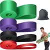 Banda Elástica de Látex TPE Banda de Resistencia para Yoga Fitness Deportivo Unisex Multifuncional 2080 Banda de Resistencia Larga