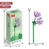 Bloques de Construcción Serie Flores Puzzle Lele Brothers Bloques de Construcción de Partículas Pequeñas Ensamblaje Rosa Simulación Compatible con un Modelo de Bloques de Construcción Alto
