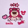 Grande Oso Super Fresa Accesorios DIY Pegamento Suave Accesorios Agujero Pantuflas Carcasa para Teléfono Móvil Decorativa Carcasa para IPAD Adhesivo para Refrigerador