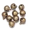 Colgante de campana de color colgante pequeño hierro galvanizado al vacío campana de Navidad colgante para pulsera de Navidad DIY adornos