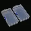Caixa de suporte de colcha de caixa vazia de plástico retangular transparente com caixa de embalagem de componentes Ferramentas PP hardware de joias