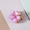 Clip de flor de ojo de gato de resina clip lateral para flequillo clip pequeño pinza para el pelo coreana linda femenina pinza de pelo con garra clip de pelo pequeño de perla venta al por mayor
