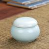 Frasco pequeño de cerámica agrietado con hielo, mini frasco de colorete, frasco sellado con esmalte de color, frasco de té, frasco de polvos medicinales, frasco de maquillaje de belleza, frasco de bálsamo
