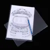 Clip para Hojas Individuales A4 Carpeta en Forma de L Carpeta Multifuncional para Documentos Carpeta Transparente para Exámenes Bolsa de Plástico para Documentos Portatarjetas Transfronterizo