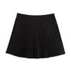 Pantalones Culotte Casuales de Color Sólido Plisados para Mujer Estilo Europeo y Americano Primavera 2025 10930