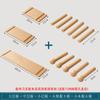 Tablero Perforado de Madera Maciza Personalizable para Estante de Almacenamiento en Pared de Entrada, Accesorios de Ganchos para Tablero Colgante, Estante de Exhibición de Almacenamiento para Pared Divisoria
