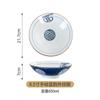 Tazón de Boca Ancha de Porcelana Azul y Blanca Patrón Exterior Tazón Hogar Tazón Grande para Sopa Tazón Mil Sabores Ragnarok Tazón Cubeta Tazón para Fideos Restaurante de Fideos
