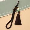 Cordón creativo para teléfono móvil Bodhi Lotus, colgante con borla para la muñeca, llavero antiguo para hombres y mujeres, cuerda antipérdida, venta al por mayor