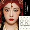Stickers de amor para el Día de San Valentín maquillaje con glitter para la cara joyería para la cara lentejuelas de Año Nuevo escenario esquina del ojo manicura Navidad copo de nieve blanco