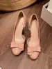 Tacones Altos de Color Sólido 2024 Tacón Fino Zapatos de Una Sola Tira para Mujer, Diseño Casual Trendy de Punta Redonda, Estilo Dopamina Popular de Nicho