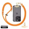 Cordón para Teléfono de Cuello Portátil Cruzado de 8 mm Hebilla Metálica de Alto Grado Ajustable Espaciador Correa para Cámara Anti-Pérdida para Exteriores