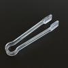 Pinzas para Hielo de Plástico Listas para Usar del Fabricante, Transparentes, Dentadas, Pinzas Antideslizantes para Alimentos, Pinzas para Hielo Espesadas de Grado Alimenticio, Suministros para Hotel