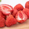 Bolo Seco de Morango Liofilizado Decoração Fruta Seca Flor de Neve Crocante Assado Comercial 500g Morango Inteiro Crocante Lanches para Grávidas