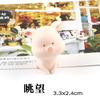 Pingente de desenho animado transfronteiriço Olhando para cima em Xueyuan Piggy Story Crafts Resina Enfeites de carro Feito à mão Materiais diy