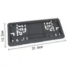 África Oriente Médio Omã porta-placa de carro suporte de porta-placa de plástico em estoque e entrega rápida fabricantes de porta-placas de impressão