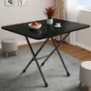 Mesa larga rectangular mesa larga de patas altas mesa plegable escritorio de escritura casa de alquiler dormitorio plegable simple estudio comer