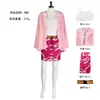 One Piece Siete Guerreros Doflamingo Cosplay Femenino con Género Cambiado Costumbre Fábrica En Stock