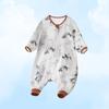 Saco de Dormir para Niños Gasa Verano Delgada Saco de Dormir para Bebé Primavera y Otoño Universal Cuatro Estaciones Pijama Siamés Edredón a Prueba de Patadas para Bebé