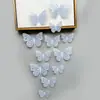 Decoración de mariposa de papel con simulación tridimensional 3D, accesorios de joyería de mariposa hueca tridimensional con textura metálica, pegatinas de pared para el hogar al por mayor