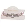 Pulsera Geométrica con Perlas de Zirconia y Perlas, Pulsera de Moda, Sencilla y Versátil, Joyería de Gama Alta de Nicho para Mujeres