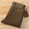 Agis 2024 Otoño e Invierno Nuevos Pantalones Largos de Pana de Alta Gama Cálidos Rectos Casuales para Hombre