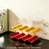 Suporte de xícaras colorido ondulado de várias camadas, suporte de armazenamento de xícaras de chá para mesa, suporte de canecas para balcão de bar, suporte de armazenamento de xícaras
