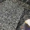 Tela de Encaje de Malla Bordada Nueva Moda Cuentas Manualidades Vestido Cheongsam para Mujer Tela para Vestido de Boda