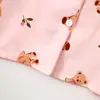 Cárdigan de Punto Burbuja Arrugado de Color Claro Transfronterizo Europeo y Americano Pijama para Mujer, Pantalones Cortos de Manga Corta de Comercio Exterior, Conjunto Casual Transpirable para el Hogar