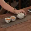 Tetera estilo chino de gres Ru, tetera pequeña cultural y creativa de Dunhuang, regalo corporativo de negocios, tetera para uso doméstico con filtro