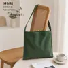 Bolsa de lona logo personalizado lisa em estoque DIY bolsa tote de lona para graffiti bolsa ecológica para estudante