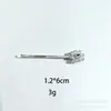 Pasador con Diamante de Circonita, Accesorio de Cabello de Alta Gama, Pinza para Flequillo Lateral, Pasador de Moda para Mujer, Pasador Tachonado con Circonita
