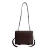 Bolso cruzado minimalista de color sólido con diseño de nicho, serie de mensajero versátil de cuero PU, mochila de gran capacidad para el trabajo