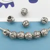 1 Abalorio de Aleación Grande para Agujero de Navidad Reno/Muñeco de Nieve Abalorio de Agujero Grande 14 Serie Navideña Accesorios para Joyería DIY con Cuentas