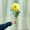 Flores Artificiales de Peonía Estilo Europeo para Sala de Estar Decoración del Hogar, Arreglos Florales, Fondos de Boda, Decoraciones de Flores Artificiales, Ramo de Flores Secas al por Mayor