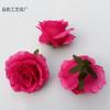 Cabeza de flor de rosa de simulación para salón ceremonial de bodas, arreglo decorativo de pared de flores, flores falsas, accesorios hechos a mano, corona de flores decorativa