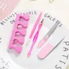 Set de herramientas para arte de uñas juego completo de esmalte de uñas cuidado tira pulidora para principiantes manicura básica tira recortadora