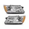 Para Dodge Journey 2009 - 2018 Montagem de Farol Duplo Âmbar